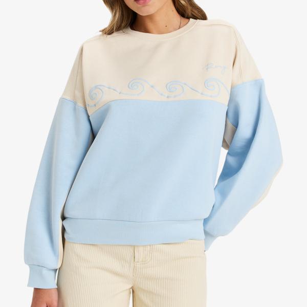 Roxy Waves Of Nature - Crew Neck Sweatshirt For Women