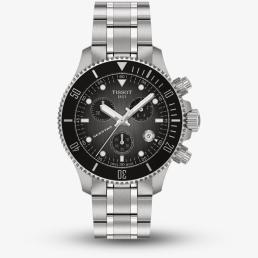 Tissot Seastar 1000 Stainless Steel & Black Chronograph Watch T120.217.11.061.00