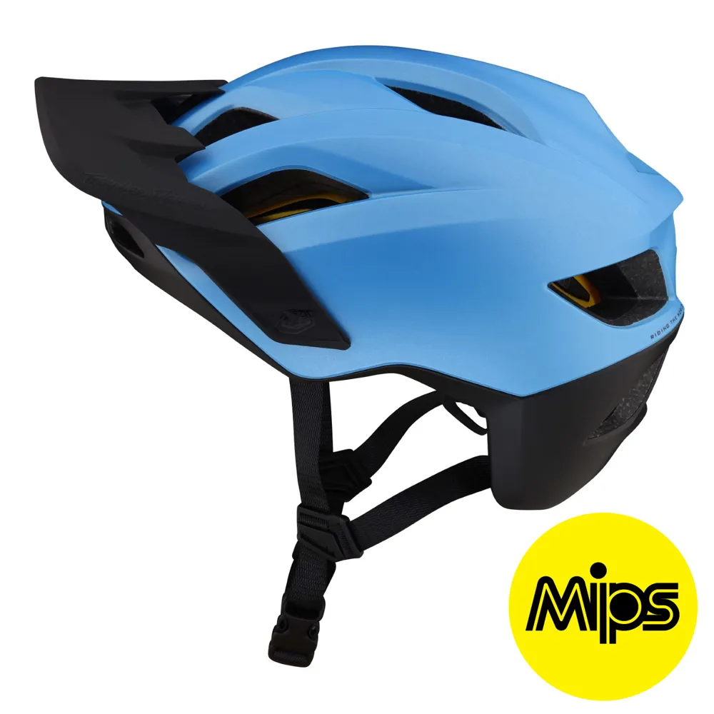 Troy Lee Designs Flowline Mips Mountain Bike Helmet Orbit Oasis Blue/Black
