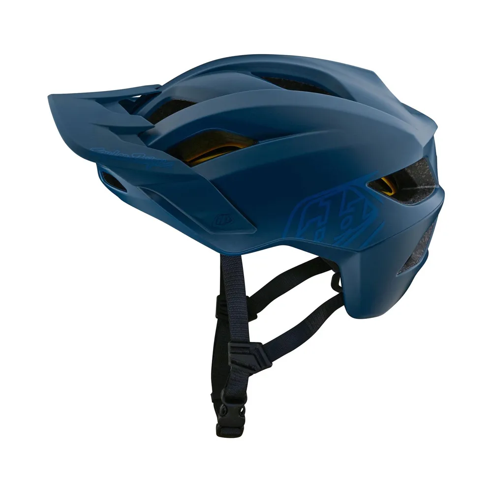 Troy Lee Designs Flowline Mips Mountain Bike Helmet Point Dark Indigo
