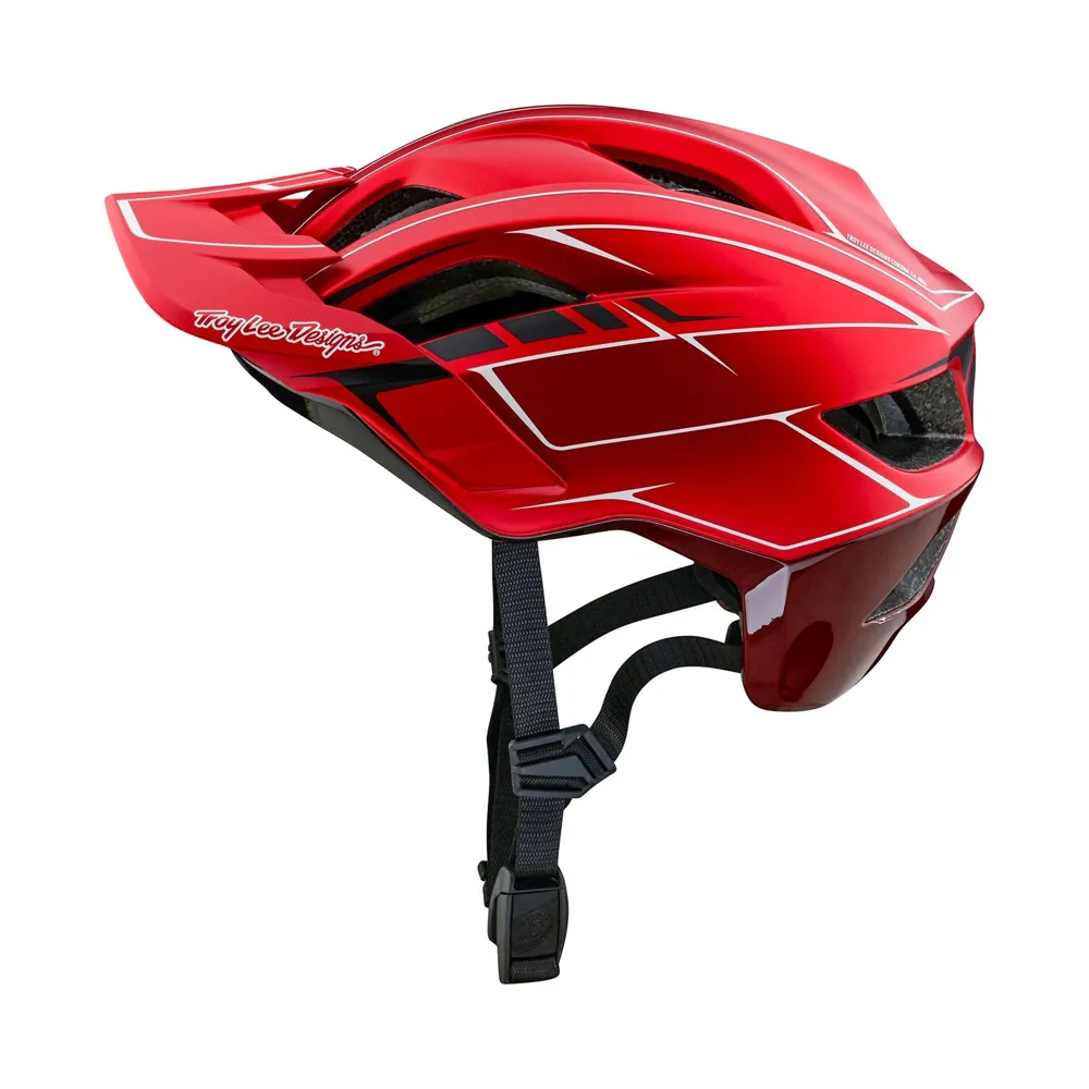 Troy Lee Designs Flowline SE MIPS MTB Helmet Pinstripe Red