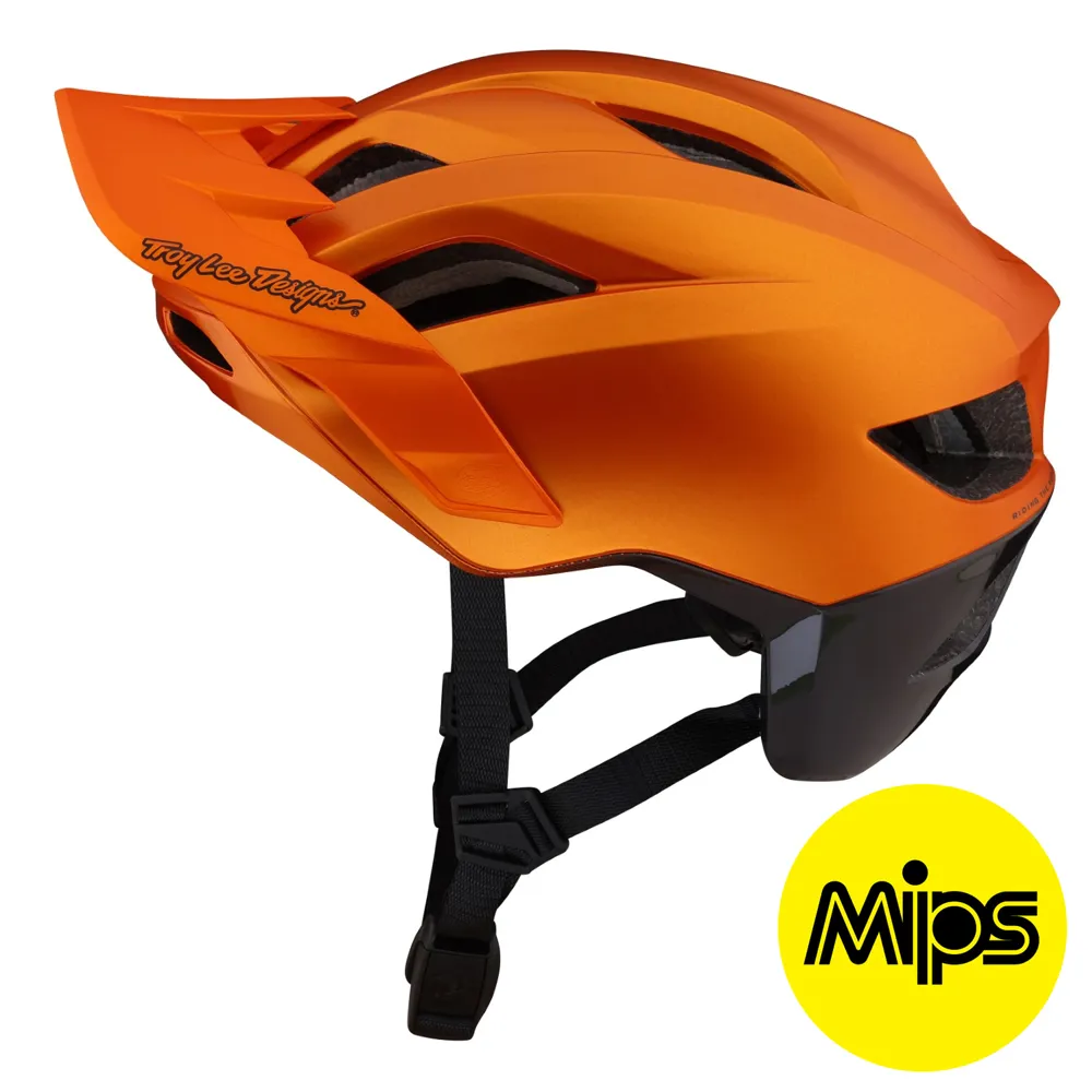 Troy Lee Designs Flowline SE MIPS MTB Helmet Radian Orange/Dark Grey