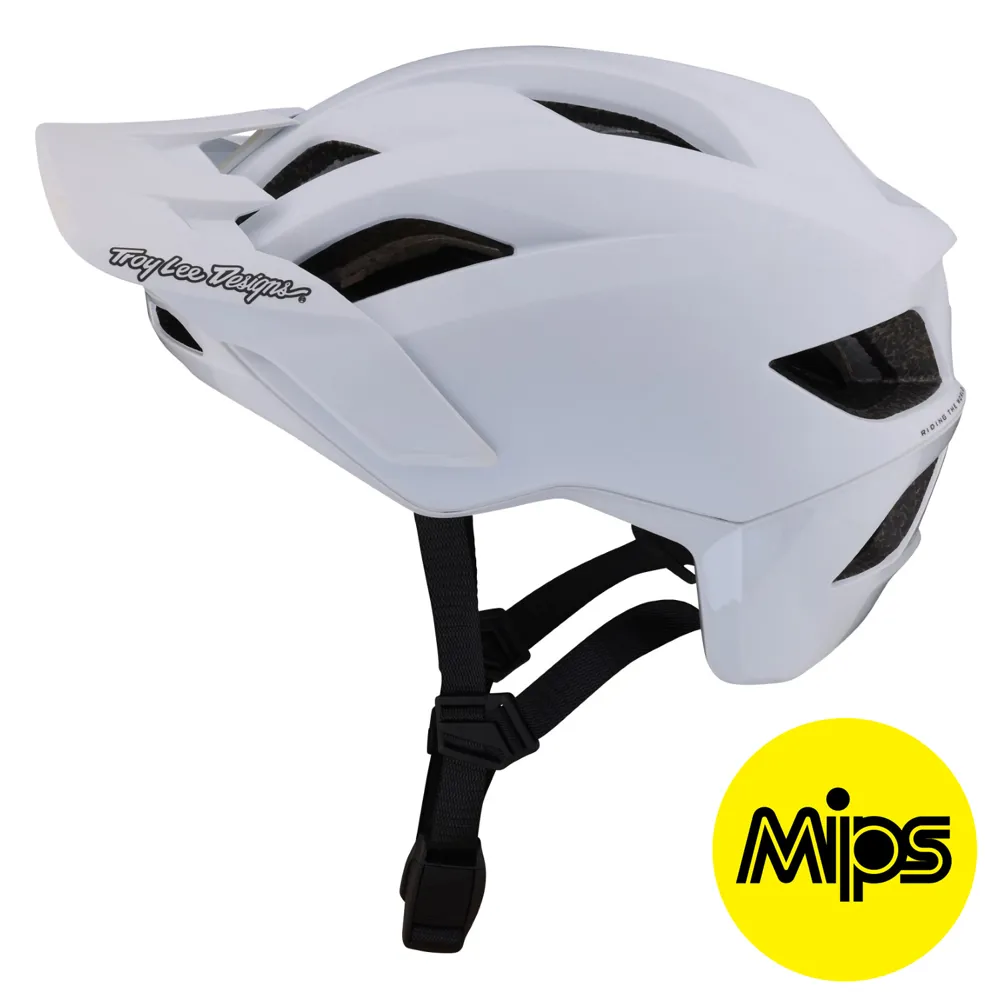 Troy Lee Designs Flowline SE MIPS MTB Helmet Stealth White