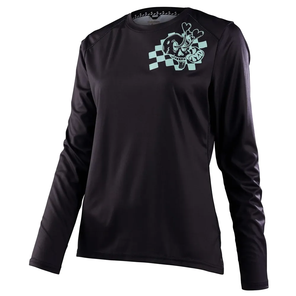 Troy Lee Designs Lilium Womens LS MTB Jersey Micayla Gatto Black