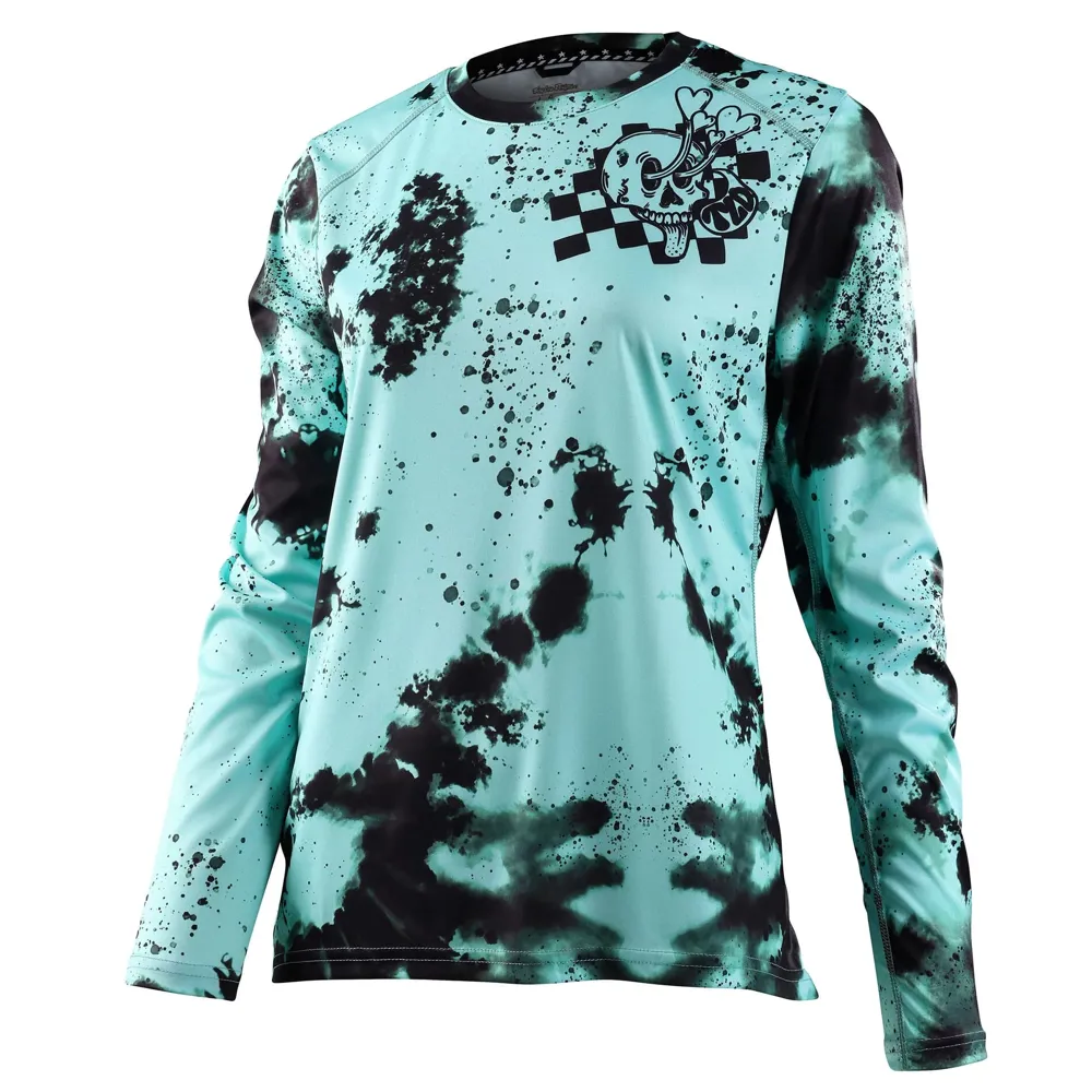 Troy Lee Designs Lilium Womens LS MTB Jersey Micayla Gatto Mist