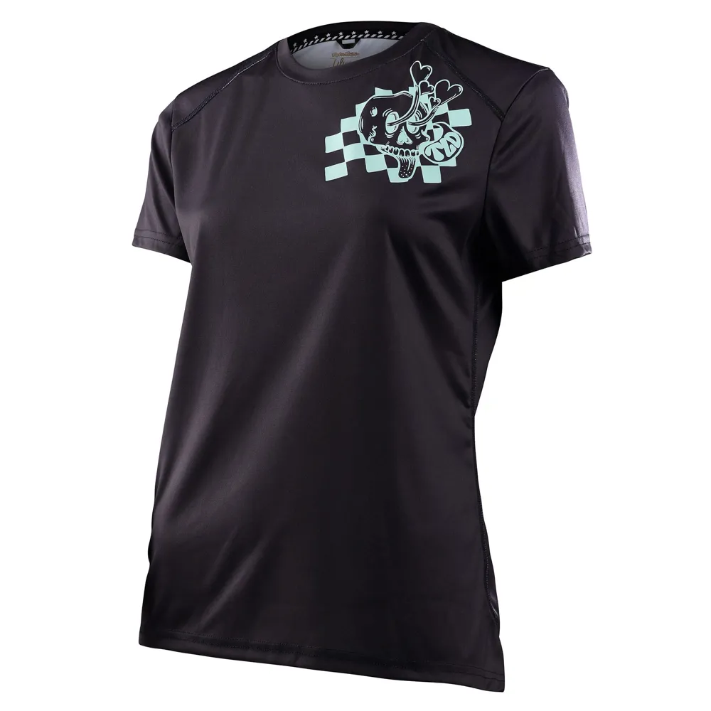 Troy Lee Designs Lilium Womens SS MTB Jersey Micayla Gatto Black