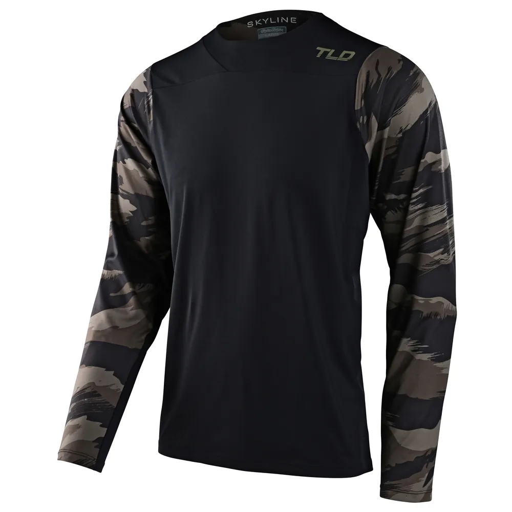 Troy Lee Designs Skyline Chill LS MTB Jersey HideOut Black