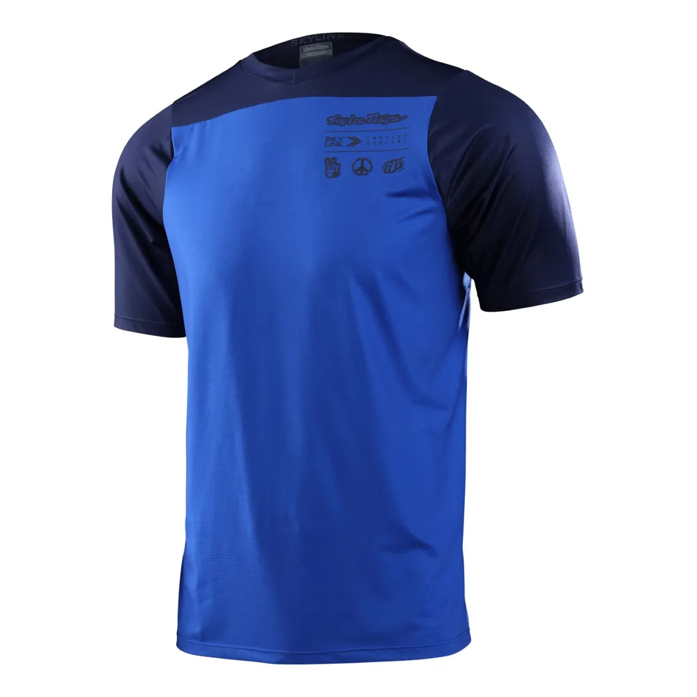 Troy Lee Designs Skyline SS MTB Jersey Mono True Blue