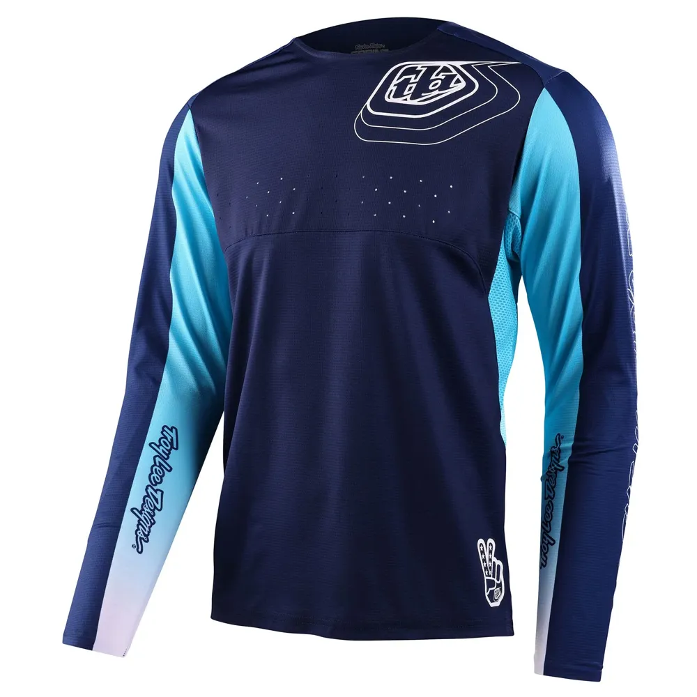 Troy Lee Designs Sprint LS MTB Jersey Richter Navy