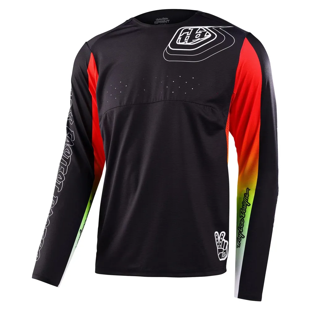 Troy Lee Designs Sprint LS MTB Jersey Ritcher Black
