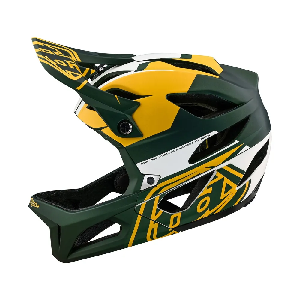 Troy Lee Designs Stage MIPS Full Face Helmet Vector Green