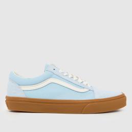 Vans Old Skool Trainers in Pale Blue