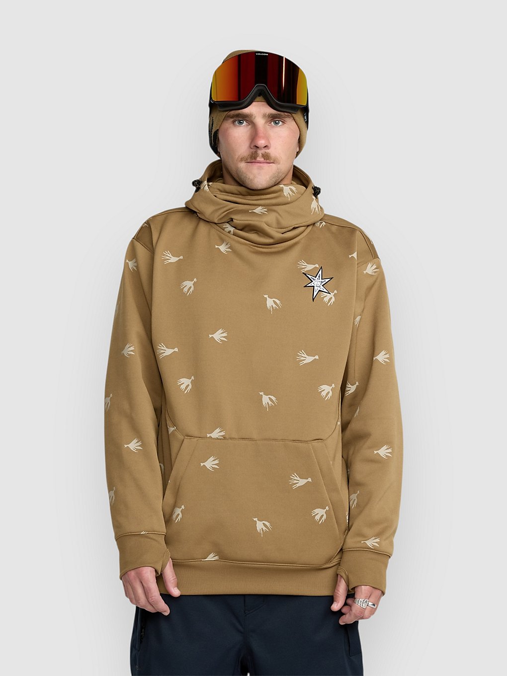 Volcom Hydro Riding Hoodie bronze