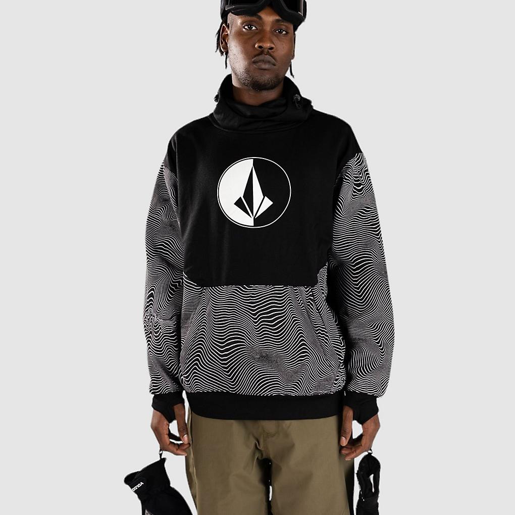 Volcom Hydro Riding Shred Hoodie black print