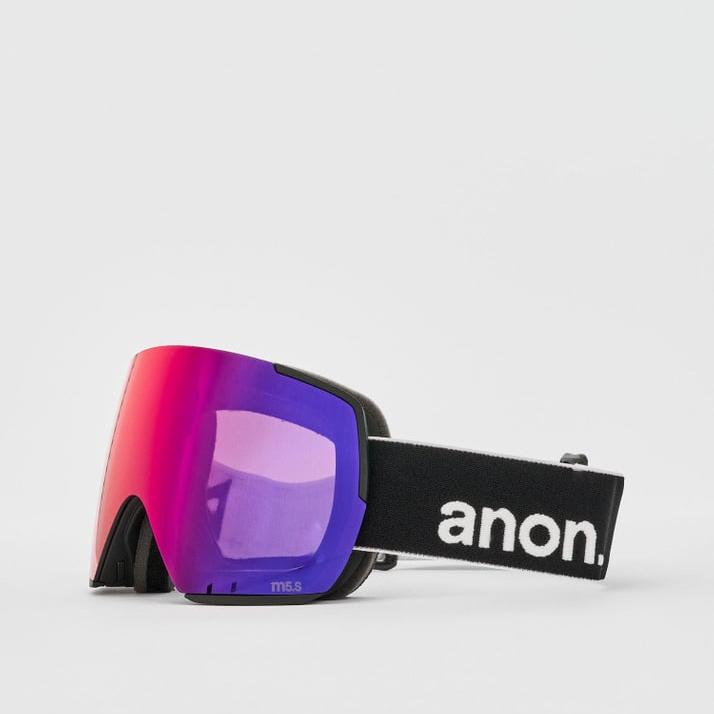 Anon M5S Black / Perceive Sunny Red + Perceive Cloudy Burst Goggles - Black