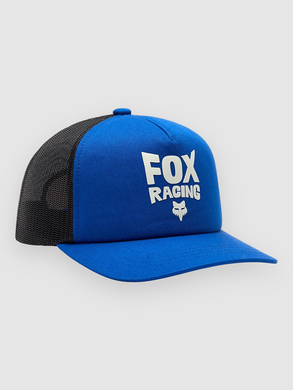 Fox Bolt Mesh Trucker Kids Cap blue
