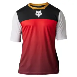 Fox Defend Aurora SS MTB Jersey Black/White
