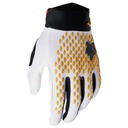 Fox Defend Race MTB Gloves White