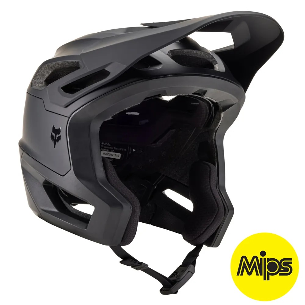 Fox Dropframe Pro MIPS MTB Helmet Matte Black 3 Fox Dropframe Pro MIPS MTB Helmet Matte Black