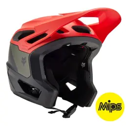Fox Dropframe Pro MIPS MTB Helmet NYF Orange Flame