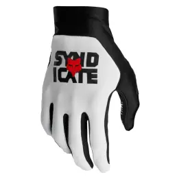 Fox Flexair Syndicate MTB Gloves White/Black