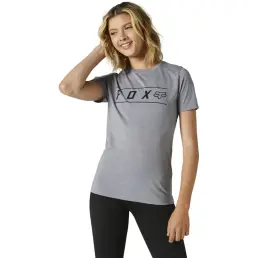 Fox Pinnacle Womens SS Tech Tee Graphite