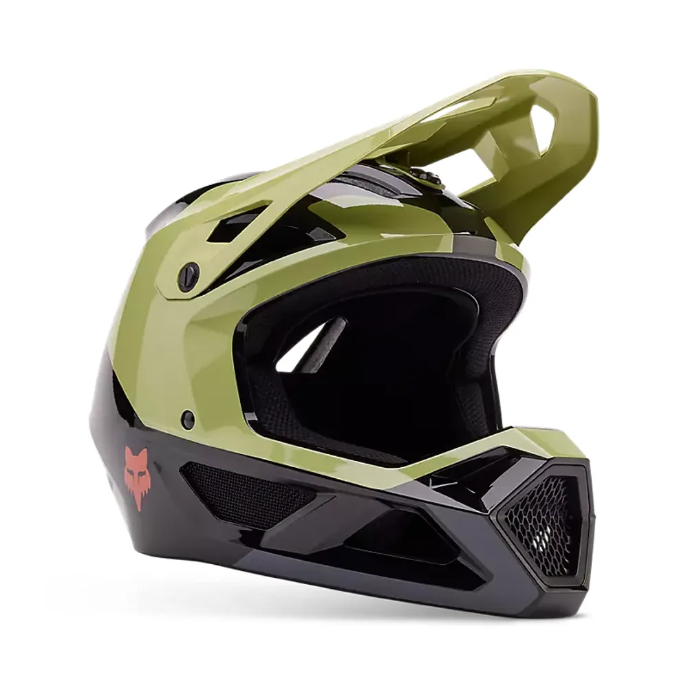 Fox Rampage Barge Full Face Helmet Pale Green 1 Fox Rampage Barge Full Face Helmet Pale Green