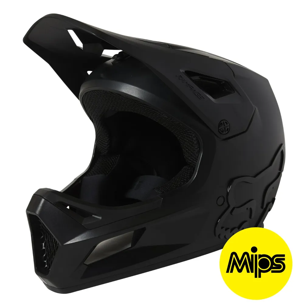 Fox Rampage MIPS FullFace MTB Helmet Black/Black 1 Fox Rampage MIPS FullFace MTB Helmet Black/Black