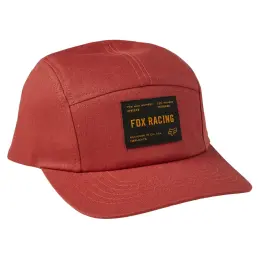 Fox Regiment 5 Panel Snapback Cap One Size Red/Clay