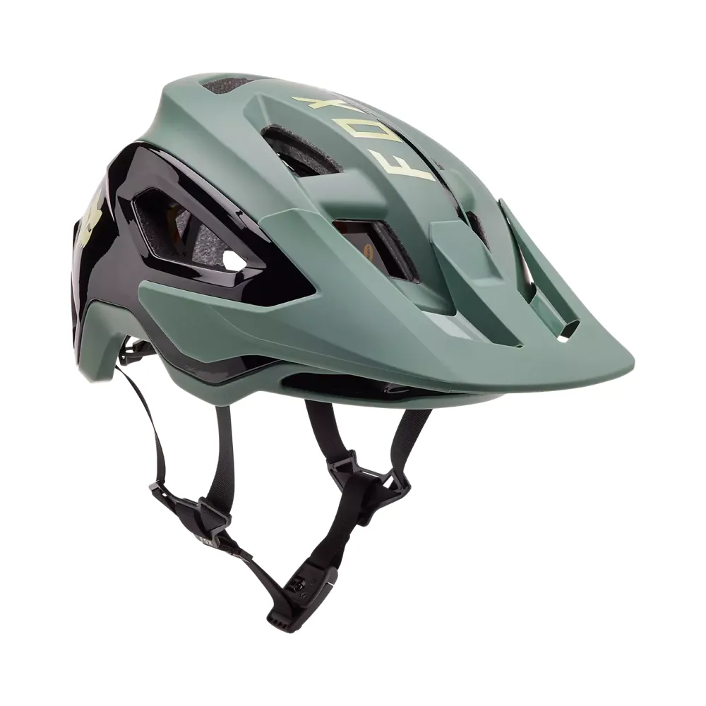 Fox Speedframe Pro Blocked MTB Helmet Green