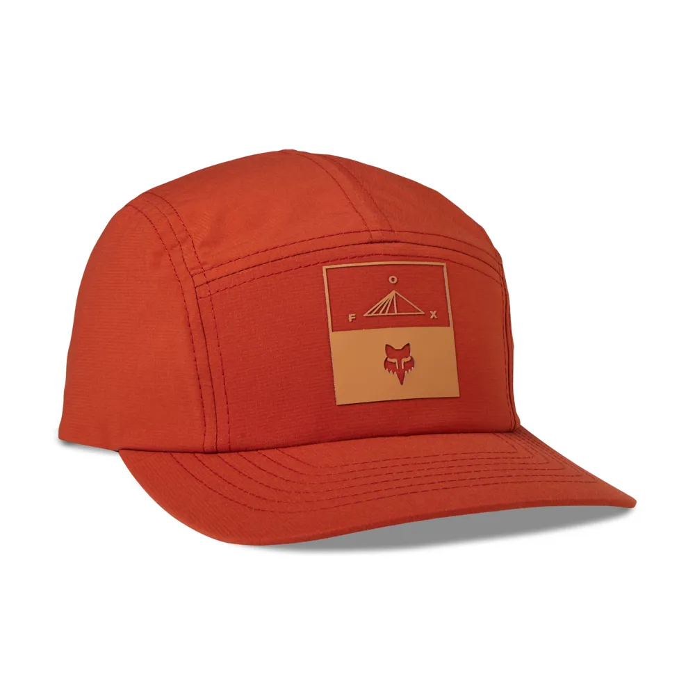 Fox Summit Camper 5 Panel Cap Scarlet
