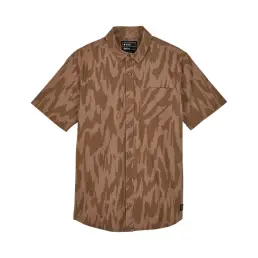 Fox Swarmer Woven SS Shirt Chai Brown