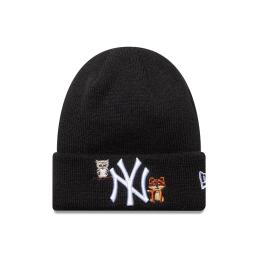 New York Yankees Toddler MLB Icon Black Cuff Knit Beanie Hat New Era Cap adult unisex