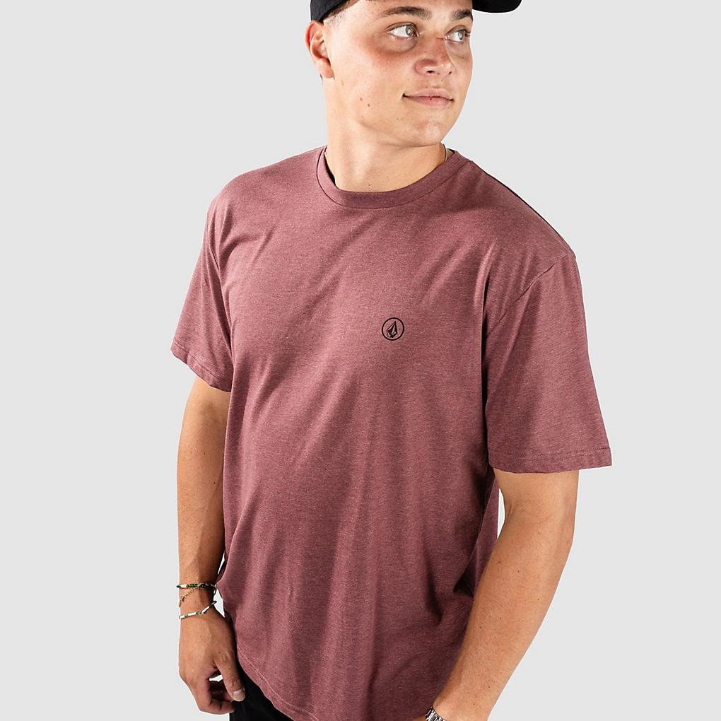 Volcom Circle Blanks Hth T-Shirt merlot