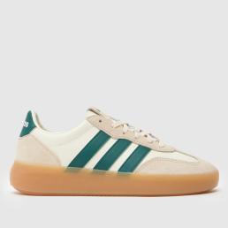 adidas Barreda Decode Trainers in White & Green