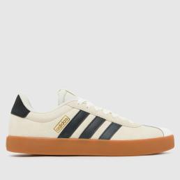 adidas VL Court 3.0 Trainers in Stone & Black