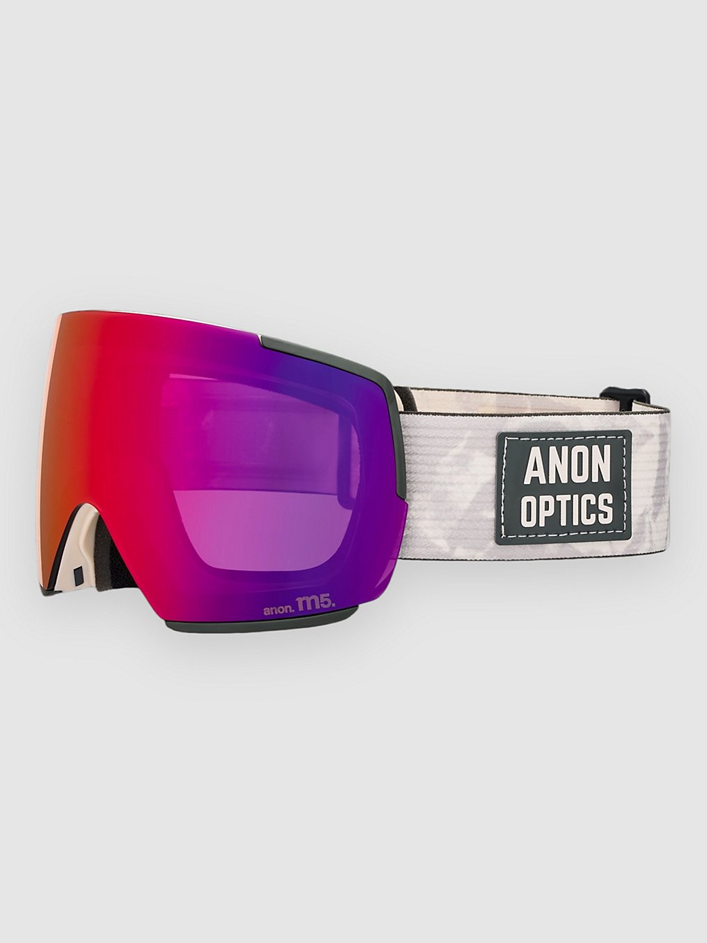 Anon M5 Sediment +Bonus Lens +Mfi Goggle prcv sun red