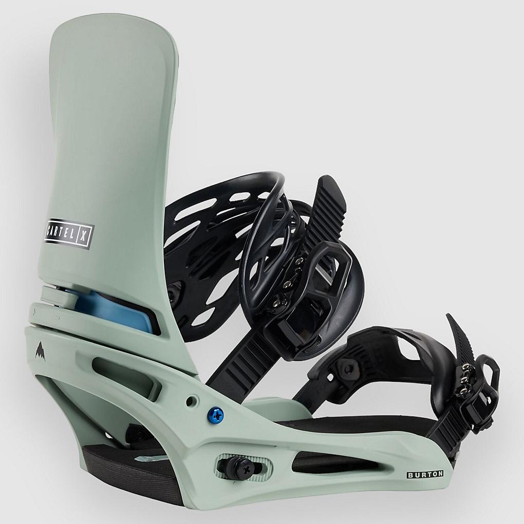 Burton Cartel X 2025 Snowboard Bindings petrol green