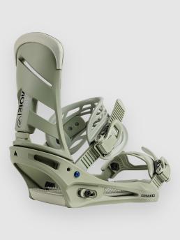 Burton Mission 2026 Snowboard Bindings talc green