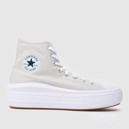 Converse All Star Move Trainers in Light Grey