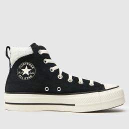 Converse All Star Puff Lift Trainers in Black