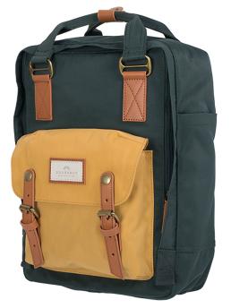 Doughnut Macaroon Backpack slate green x yellow