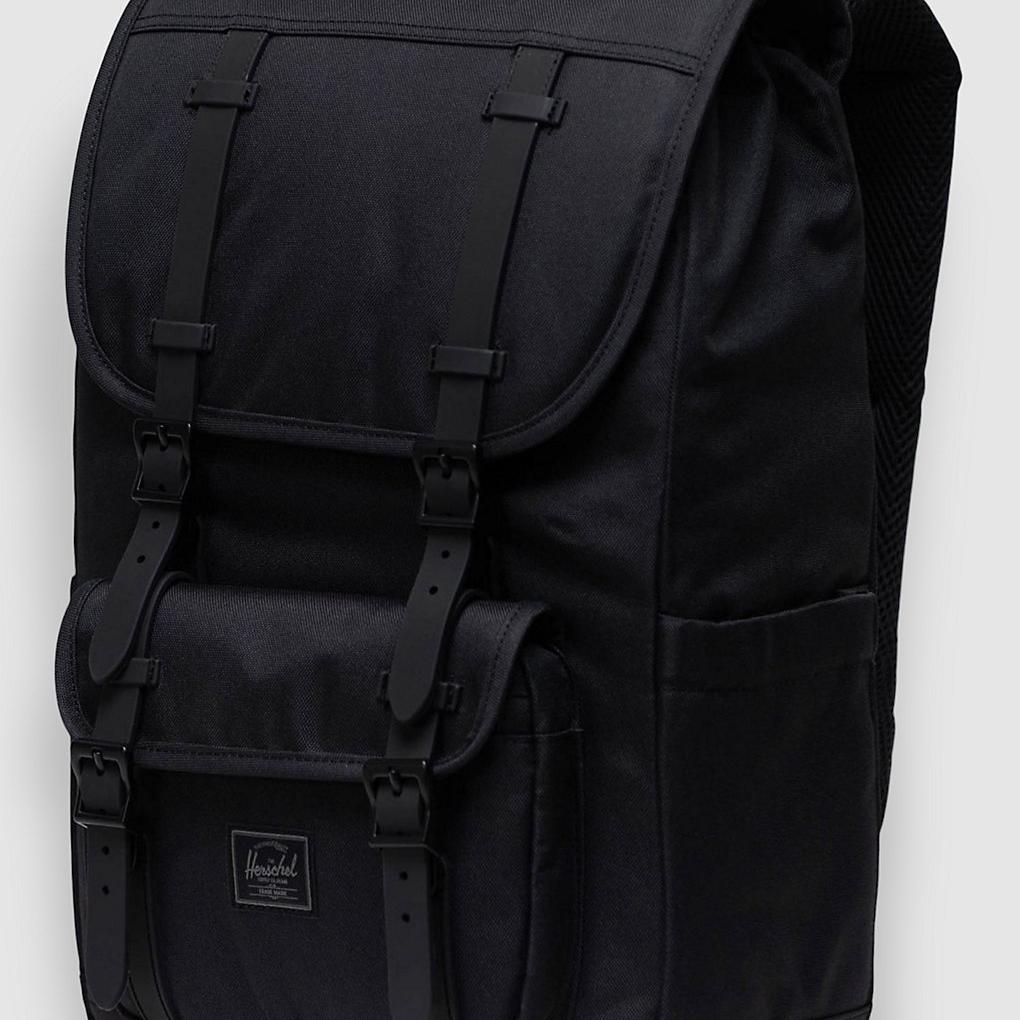 Herschel Little America Mid Backpack black tonal