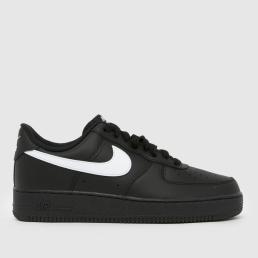 Nike Air Force 1 Trainers in Black