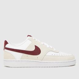 Nike Court Vision Trainers in Beige Multi