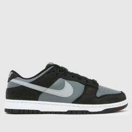 Nike Dunk Low Trainers in Black & Grey
