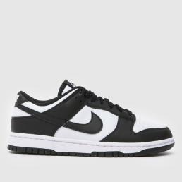 Nike Dunk Low Trainers in Black & White