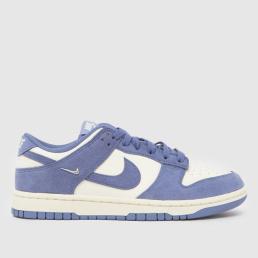 Nike Dunk Trainers in White & Blue