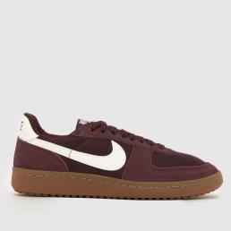 Nike Field General Trainers in Burgundy