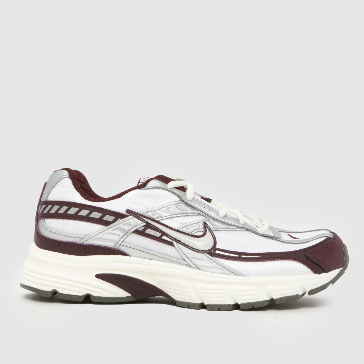 Nike Initiator Trainers in White & Burgundy